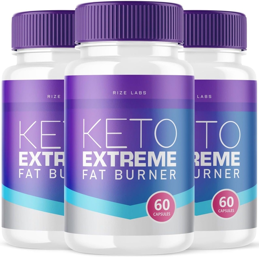 rize labs Keto Extreme Capsules, Keto Extreme Fat Burner Suplemento, Keto Extreme para la salud corporal total, Keto Extreme Maximum Strength Fórmula (180 cápsulas) (Pack of 3)