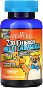 21st Century Zoo Friends Multi Gummies Plus Extra C, Fruit Flavors , 60 Count
