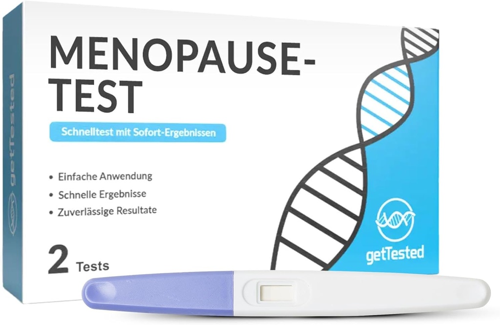 GetTested at-Home Menopause Test Kit – Private, Rapid Perimenopause Test " Menopause Stage Indicator – Conveniente, Reliable Pre Menopause Test Kit en casa para mujeres