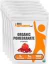 BulkSupplements.com Polvo de granada orgánica - Suplemento de granada para soporte de inmuno, Suplemento de hierbas - Sin gluten, 5g por ser, 5kg (11 libras) (Pack of 5)