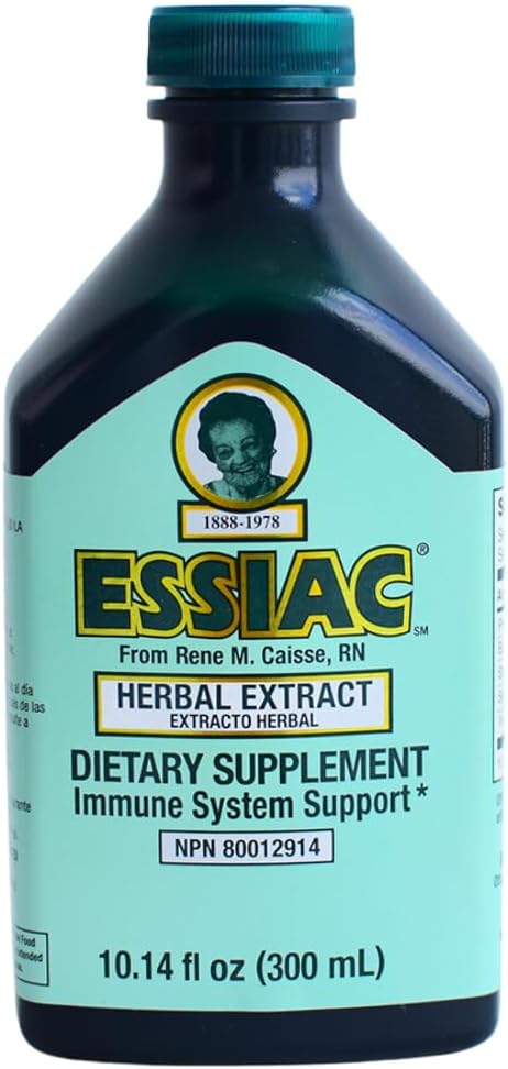 Essiac Original Herbal Liquid Extract – 10.14 fl oz Bottle ← Poderoso Antioxidante Blend para ayudar a promover la salud general &amp; bienestar  durable Fórmula original de 1922