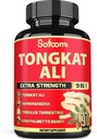 Satoomi 9in1 Tongkat Ali Root Extract - Ashwagandha, Tribulus Terrestris - 90 cápsulas para 3 meses - Support Strength, Energy &amp; Healthy Immune