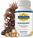Promesa simple PuraBurnTM - Suplemento Herbal Wellness con Moss del Mar Irlandés Orgánico, Fledderwrack " Burdock Root - Apoyo Digestive Health " Nutrient Absorption - 60 cápsulas