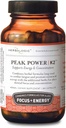 Herbalogic - Peak Power Capsules - Energía natural " Focus - Concentración mental- Contiene Ginseng americano " Astragalus - 90 Cap Count