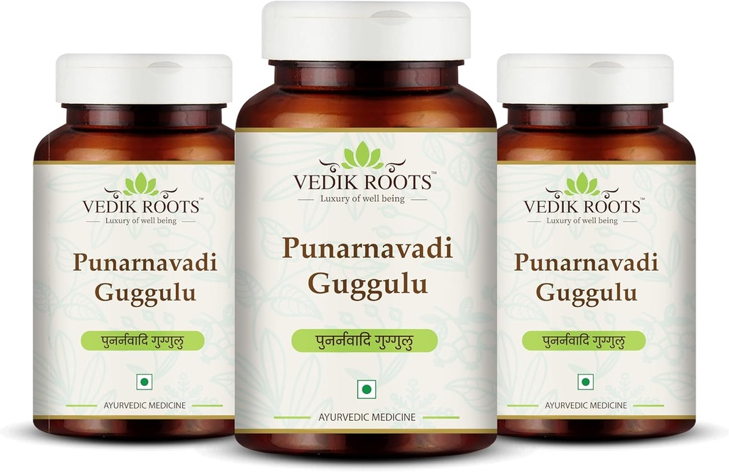 Punarnavadi Guggulu - apoya el riñón y la salud del hígado ← promueve el equilibrio fluido y el bienestar general TEN Ayurvedic Herbal Suplemento TEN 180 Tablets
