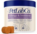 PetLab Co. Allergy & Immune Daily Probiotics for Dogs. Supports Yeast Production, Seasonal Allergies, Intermittent Itchiness, Gut & Digestive Health - 30 Chews for Small Dogs - Packaging May Vary