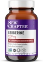 New Chapter Berberine Supplement - Super-Potent Berberine 1000 mg, 30x Concentrated Indian Barberry Extract to Support Metabolic Health + Heart Health + Glucose Support, Vegan, Gluten Free, 60 Count