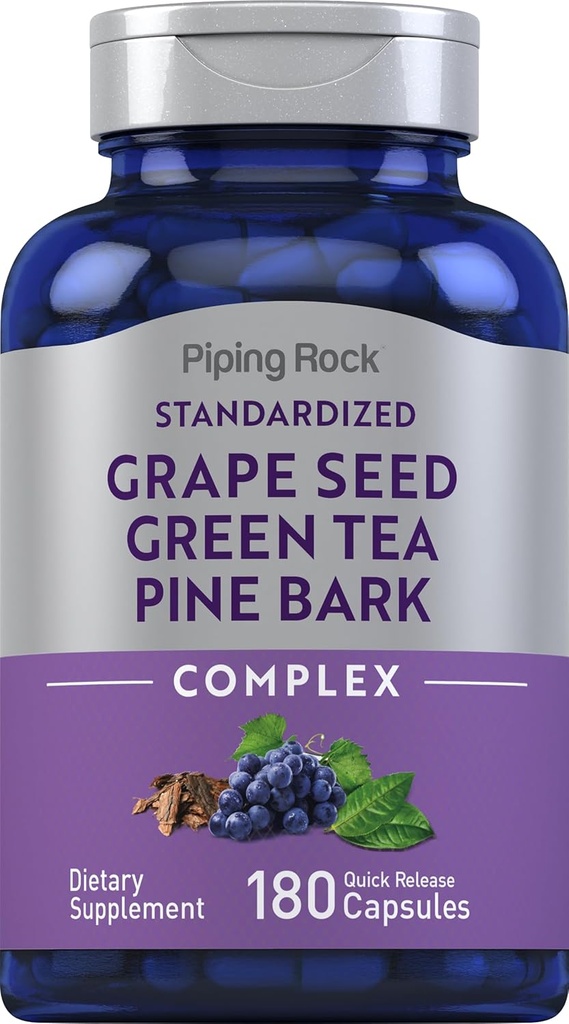 Piping Rock Grape Seed, Green Tea &amp; Pine Bark Complex