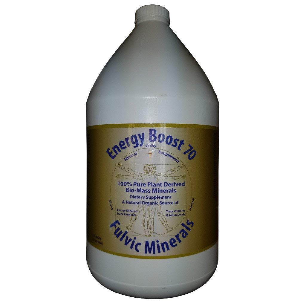 Boost 70 Fulvic Minerals Trace Elements Vitaminas y Aminoácidos Morningstar Minerals (1 Gallon)