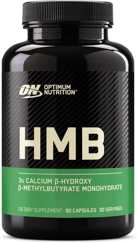Optimum Nutrition HMB 1000 Caps, 1g of Calcium beta-Hydroxy beta-metilbutyrate per Capsule, 90 Capsules, 30 Servings