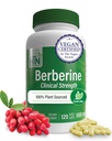 Health Thru Nutrition Berberine HCl 500mg 120 Servings | Clinical Strength Supplement | Certified Vegan | Non-GMO | Soy Free | 3rd Party Tested