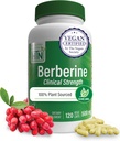 Salud Thru Nutrition Berberine HCl 500mg 120 Servings ← Clínica Strength Suplemento Silencio Certified Vegan ← Non-GMO ← Soy Free ← 3rd Party Tested