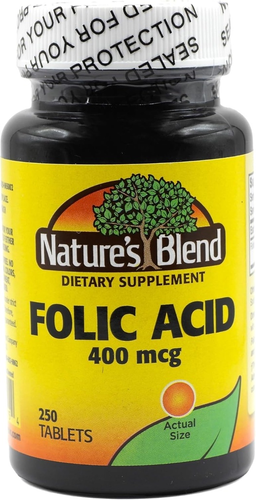 Blend Folic Acid 400 mcg 400 mcg 250 Tabs