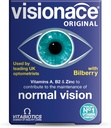 Vitabióticos Visionace Original - Multivitamínico Nutricional para la Visión Normal ← Vitaminas A, B2 y Zinc - 30 Tabletas