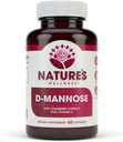 D MANNOSE con extracto de arándano " Vitamina C - UT Cleanse " Bladder Health - Protects Against UTI - Natural Healthy Flush " Detox Impurities ← 60 Veg Capsule