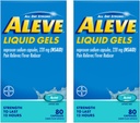 Aleve geles líquidos 80ct. 24cs - 2 Pack