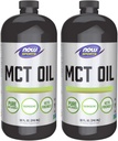 Ahora Alimentos MCT 100% aceite, 32 fl oz (Pack de 2)