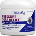 TriDerma MD Crema de curación para el tratamiento de las úlceras, úlceras, llagas de presión, curación de heridas, piel de casta y úlceras de piel con caléndula y AP4 Aloe, 4 oz Jar