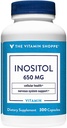 La vitamina Shoppe Inositol 650MG, soporta la función sana del hígado y celular (300 cápsulas)