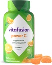 Vitafusion Power C Gummy Immune Support* con vitamina C, Delicious Orange Flavor, 63ct (21 Day Supply)