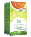Orgánicas de Davidson, Infusiones ayurvédicas, Detox, Bolsas de té de 25 cuentas, Pack de 6