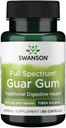 Swanson Full Spectrum Guar Gum 400 Milligrams 60 cápsulas
