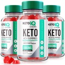 NutraRize (Pack of 3 Keto IQ Keto ACV Gummies, Formula for Advanced Weight Loss, Suplemento dietético, Gomitas Reseñas (180 Gummies)