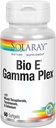 SOLARAY Bio E Gamma Plex ← Vitamina E con Tocopherol Natural Blend for Healthy Antioxidant Apoyar 60 Softgels, 30 Serv