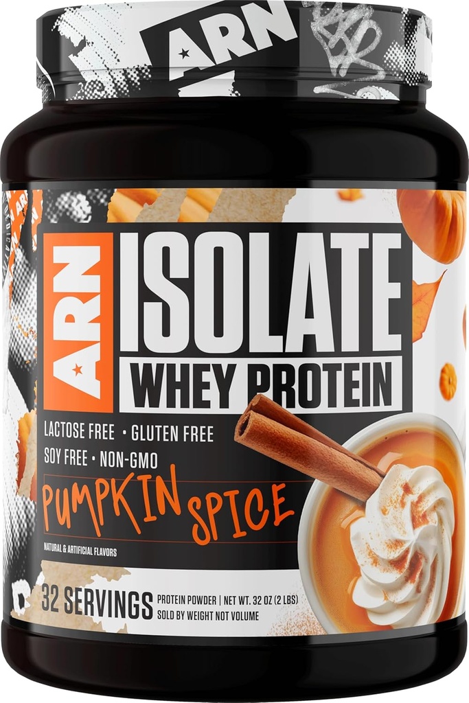 Nutrición de la raza de los brazos ← ARN Silencio Isolate Whey Protein (32 Servings, Pumpkin Spice)