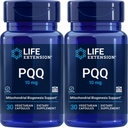 PQQ (Pyrroloquinolina Quinone) 10 mg, 30 cápsulas vegetarianas (Pack of 2)