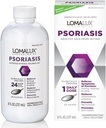 Loma Lux Psoriasis Relief Natural w/Minerals - Multi-Symptom Relief - Dermatólogo de tratamiento clínico desarrollado para Psoriasis Vulgaris, Seborrheic Dermatitis, Scalp, Tipos Inversos - 8 Fl Oz