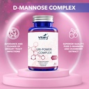 4-IN-1 URI POWER COMPLEX 1350mg - 60 días - D Mannose, Cranberry, Hibiscus y Dandelion Herb - Limpiar naturalmente la vejiga y el tracto urinario - Enfoque especializado para UTI Evitación Pack de 2