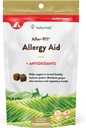 NaturVet – Aller-911 Skin & Coat Allergy Aid Plus Antioxidants – 90 Soft Chews – apoya el sistema inmunológico, la movilidad de la piel y la salud respiratoria – mejorado con Omegas, DHA &amp; EPA – para perros y gatos
