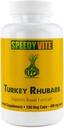 SpeedyVite® Turquía Rhubarb Fórmula ← Soporta Bowel Función* ← Colon Detox y Cleanse Fórmula Anterior Contiene Cascara Sagrada, Senna, Psyllium, Aloe Vera, Slippery Elm y Más (1x 120 Veg Caps)