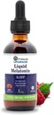 OU Melatonin Liquid Sleep Aid 1mg TENIDO 2 fl oz (60 mL) TEN Berry Natural Flavor ANTERIOR NARRADO, Suplemento Vegetariano para Adultos Silencioso Fastor de Asleep, Stay Asleep Longer