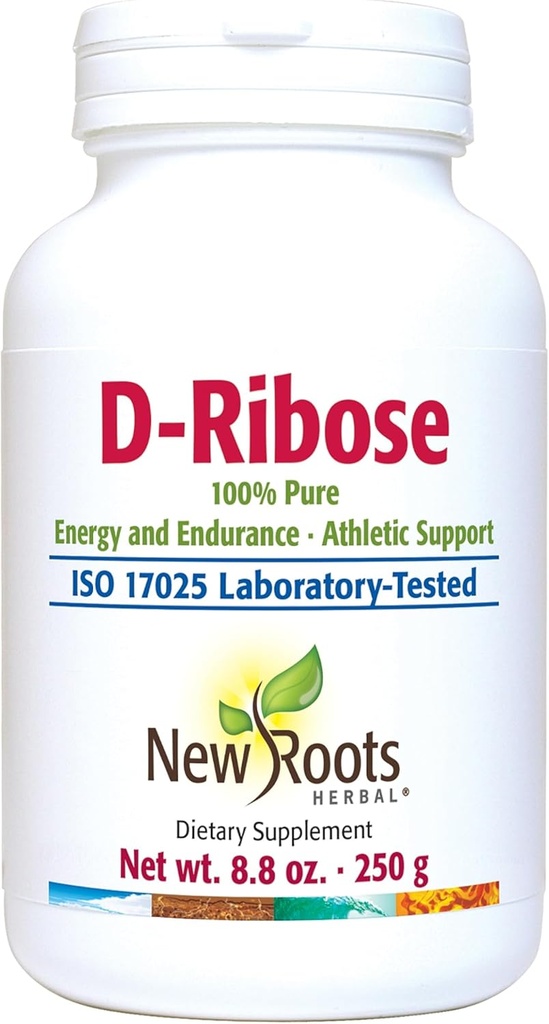 Nuevos ROOTS HERBAL - D-Ribose Powder 250g - D Ribose Supplement - Athletic Support