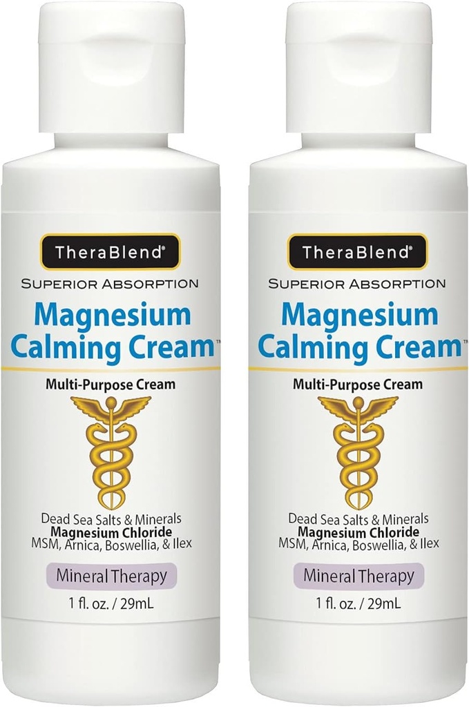 Crema de calma de magnesio 1oz (2-Pack)