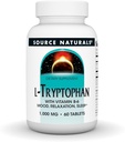 Fuente Naturales L-Tryptofan con vitamina B-6 - Soporte Mood, Relax y sueño - 1000mg - 60 Tablets