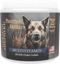 Multivitaminas, Nutrición Equilibrada para su pastor alemán, 90 Cuenta, Hecho en los EE.UU. con verdadero tocino