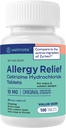 WELMATE - Alivio de la alergia - Cetirizine HCl 10 mg - 24 horas Antihistamínico - No sordera - Runny Nose - Itchy Eyes & Throat - Indoor &amp; Outdoor Alergy Relief Tablets - 100 Tablets