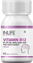 Vitamina B12 con B1, B5, B6, Ácido Lipoico alfa ALA, Ácido Fólico, Suplementos Inositol - 60