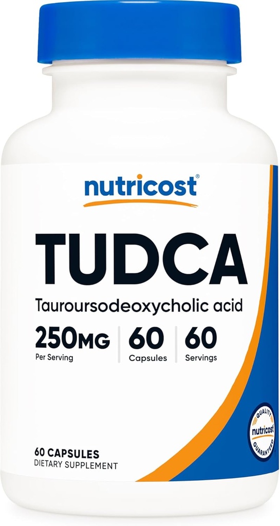 Nutricost Tudca 250mg, 60 capsules (Acido Tauroursodeoxycholic) - Calidad Premium