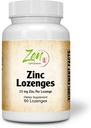 Suplementos Zen - Zinc Lozenges 15 Mg Immune Support Antioxidant Suplemento &amp; Great Tasting Zinc 60-Lozenge