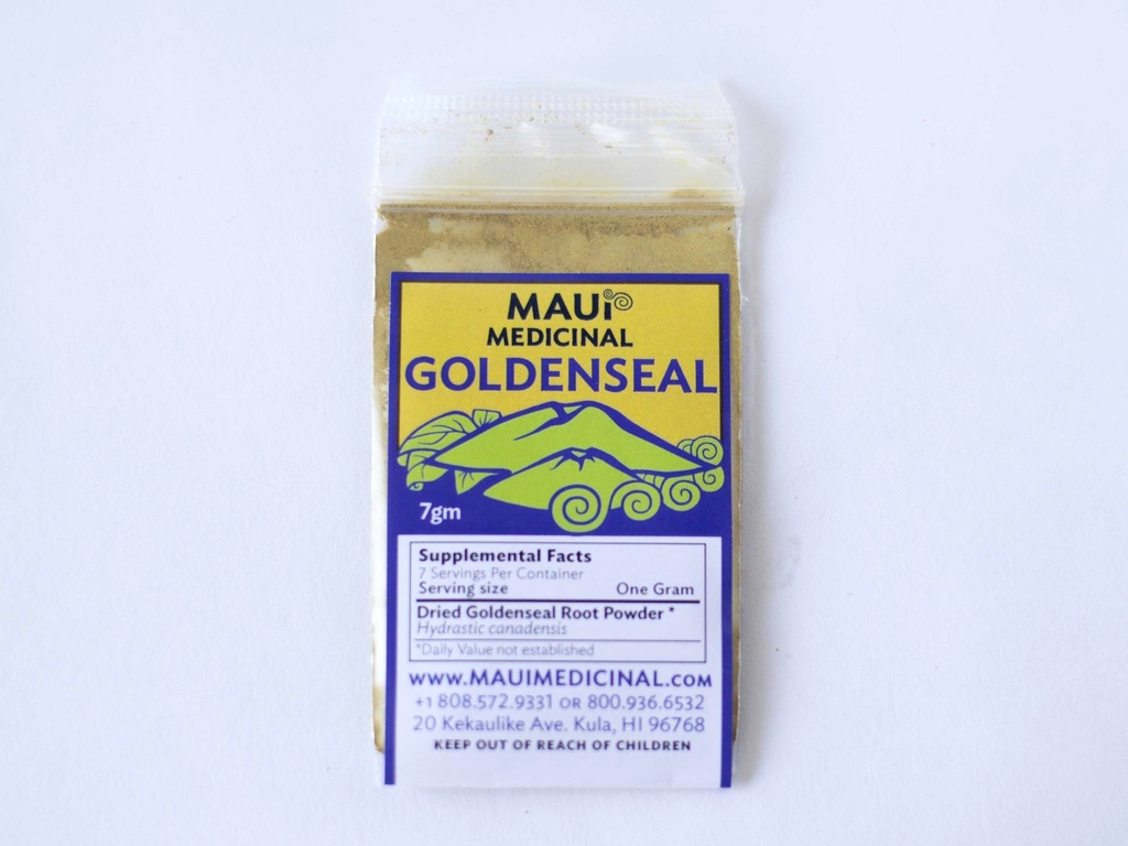 Goldenseal Root Powder 7gm = 1/4 oz. **USA Grown &amp; Packaged**