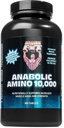 saludable 'N Fit Amino 10,000 - Amino Acid 180 Tabletas - Hidrolyzed Egg & Whey Source - Absorbing rápido