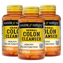 MASON NATURAL Herbal Colon Cleanser, 300 Day Supply, Dietary Supplement Supports Digestive Health with Soluble Fibers, Probiotics & Herbs, 3 Pack