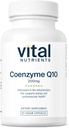 Nutrientes Vitales CoQ10 200mg ← Suplemento Vegan ← Potente Antioxidante de CoEnzyme Q10 para apoyar los niveles de salud y energía del corazón* Silencio Gluten, Dairy y Soy Gratis Silencio No GMO Silencio 60 cápsulas