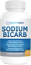 Sodium Bicarbonate 650 Mg Tablets - Delayed Release for Normal Kidney Function - Baking Soda Tablets, Sodium Pills, Bicarbonato De Sodio para Tomar, Bicarbonate of Soda - 30 Capsules
