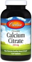 Carlson Citrato de calcio Chewable 250 mg, vainilla, 120 tabletas