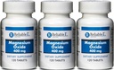 Oxido de magnesio 400 mg Suplemento dietético Tablas MegOx 120 Tablas por paquete de botella de 3